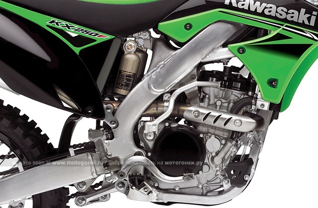 Kawasaki KX250F (2010) новый двигатель